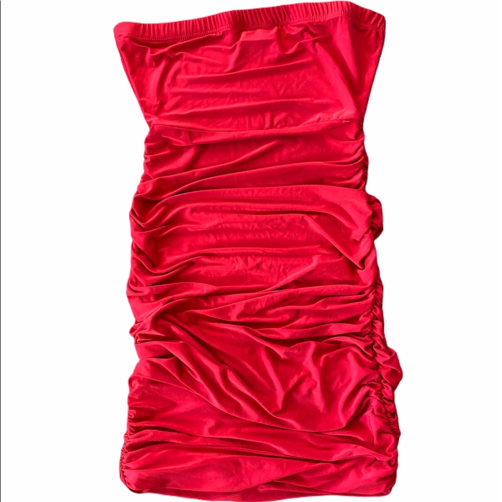 Ruched Tube Dress